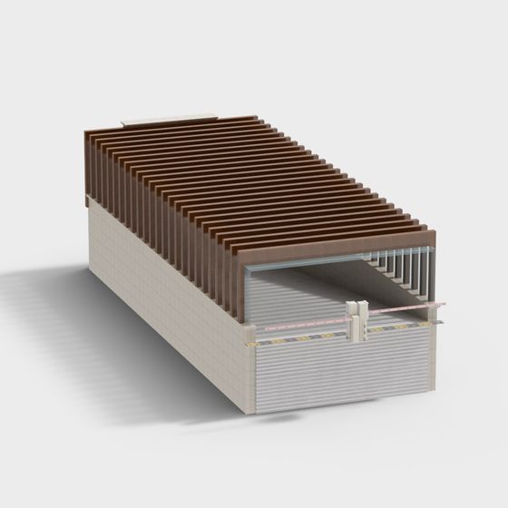 Urban Underpass 3D model