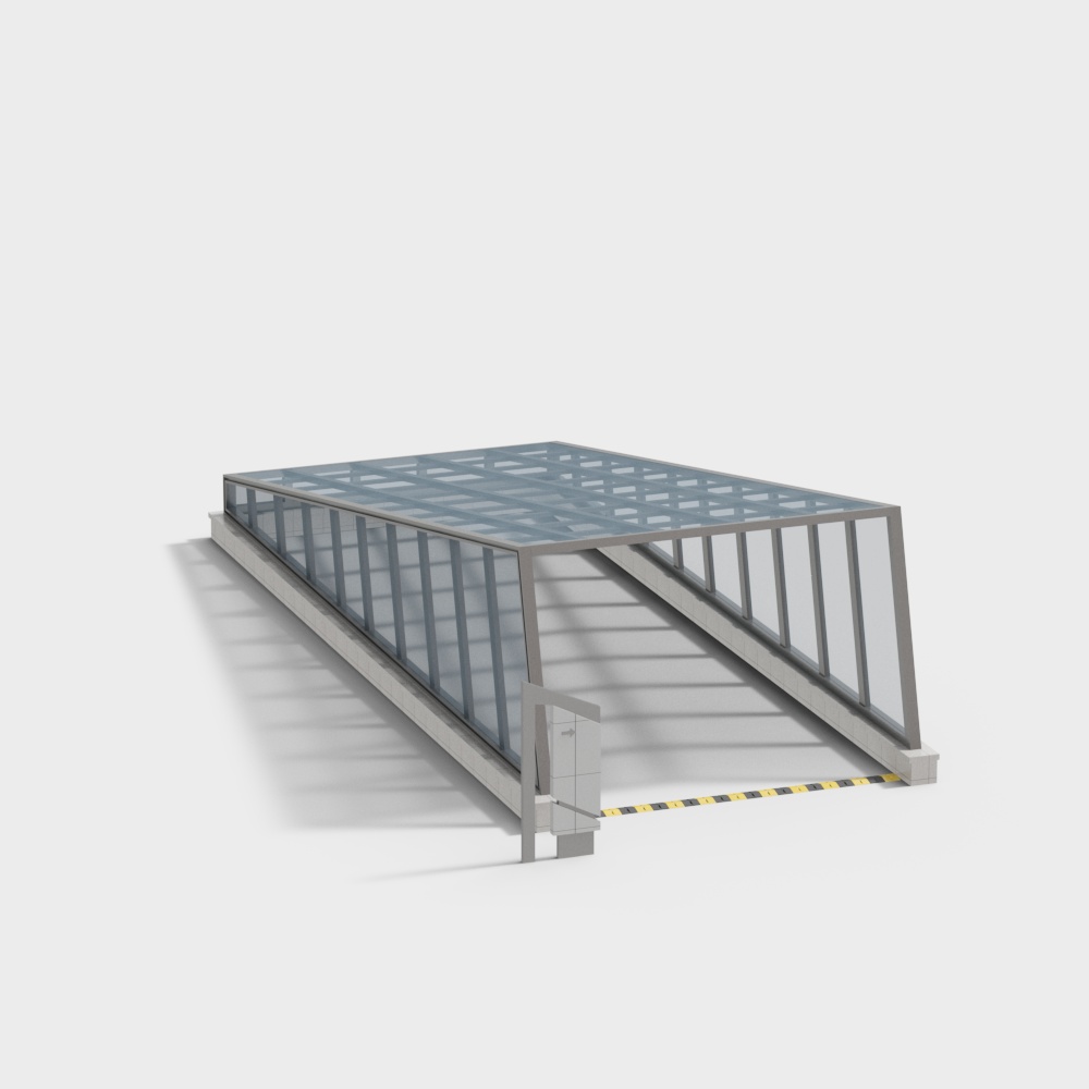 Glass Greenhouse 3D model