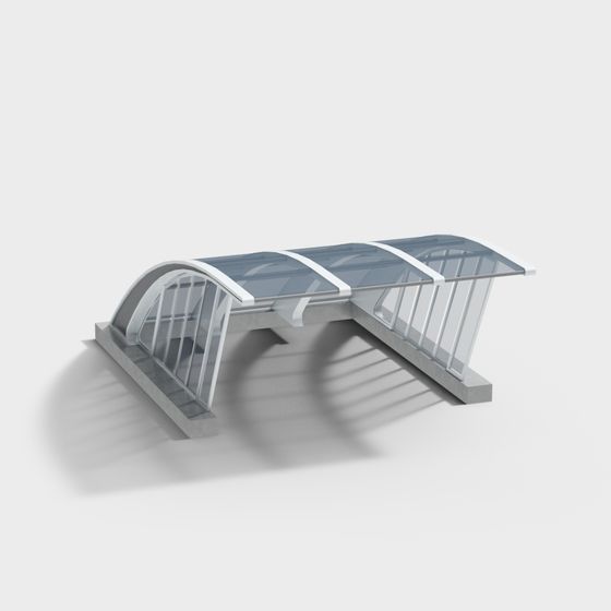 モダンなコミュニティの地下通路の入り口