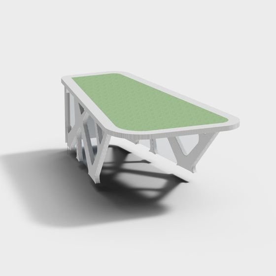 Geometric Glow Coffee Table 3D model