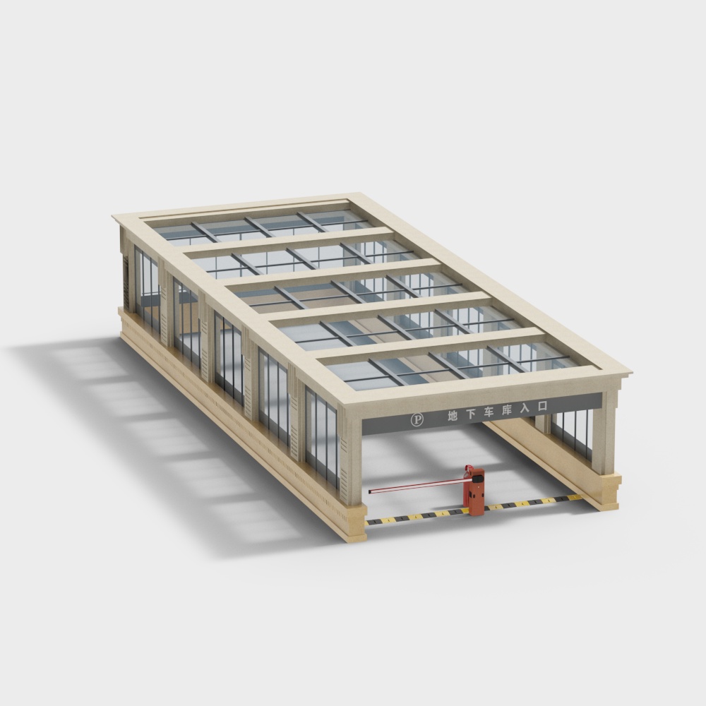 New underground passage entrance in office area
