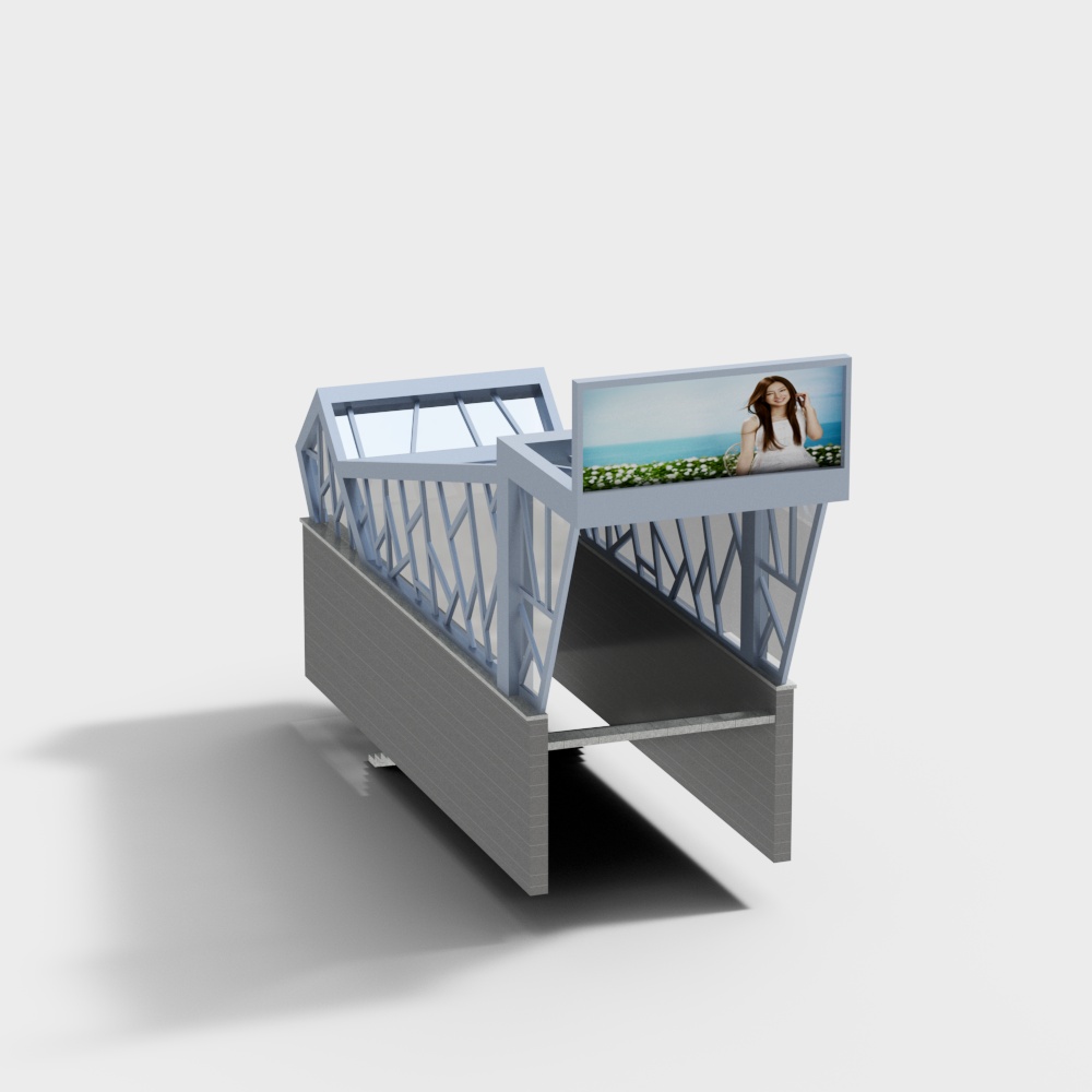 New underground passage in the scenic spot