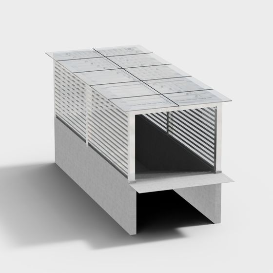 City Shack Low Poly 3D model