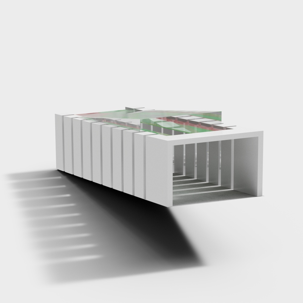 New Chinese-style underground passage in the community