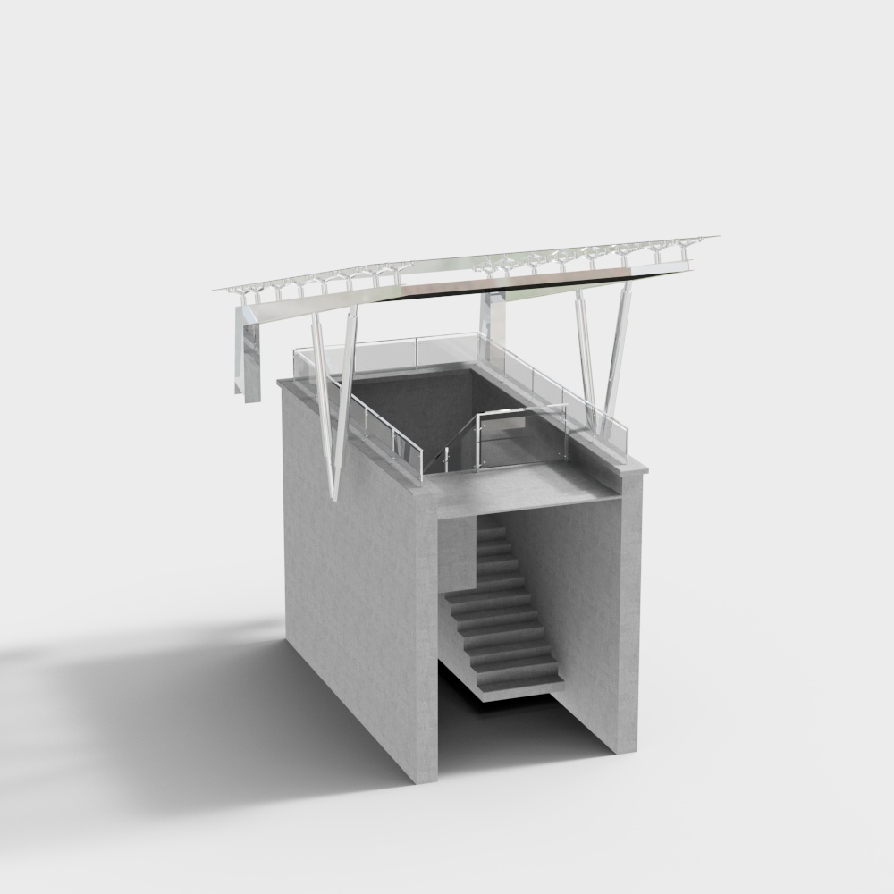 New underground passage in the scenic spot