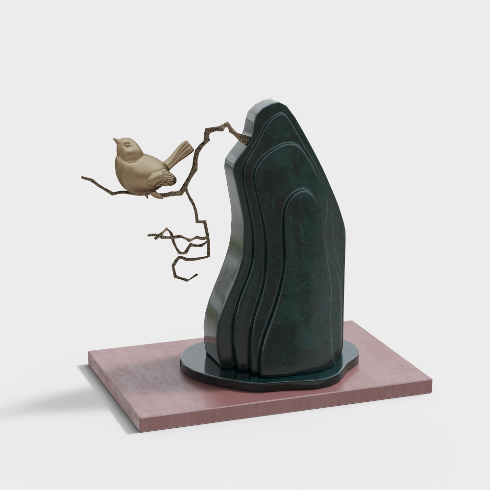 Mountain Bird Song 3D model
