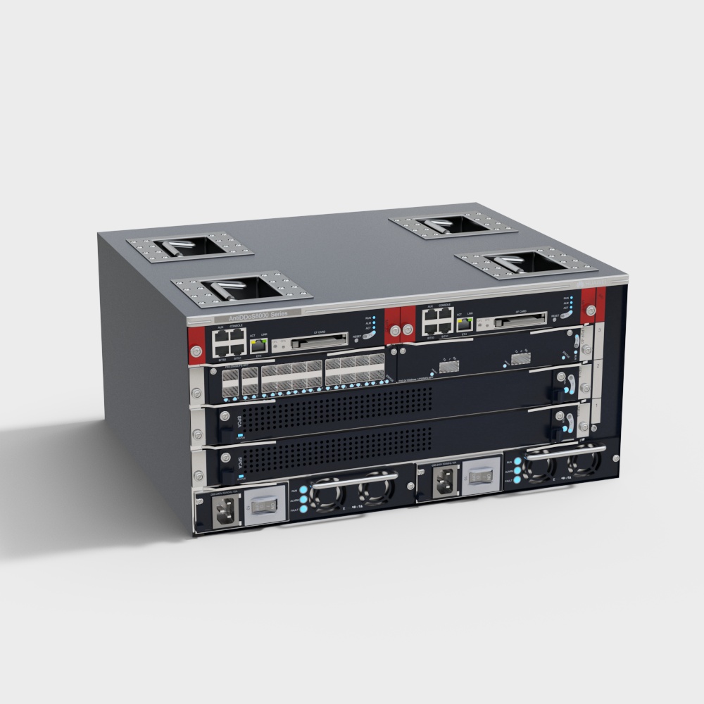 New server in computer room