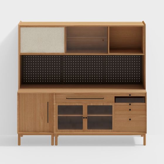 Urban Living Room Cabinet 3D model