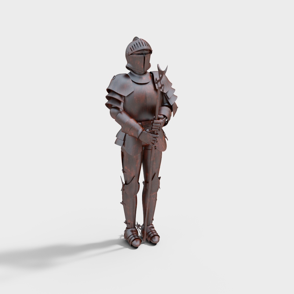 Welcome armor sculpture ornaments