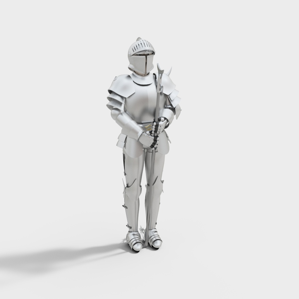 Medieval Knight 3D Model