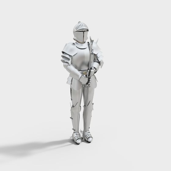 Medieval Knight 3D Model
