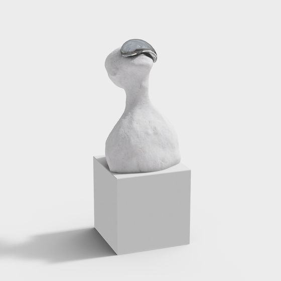 Abstract Sculpture 3D model for Creative Projects