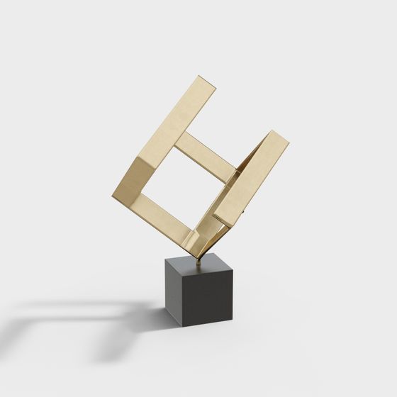 Stylish Balance Square 3D model for Creative Projects