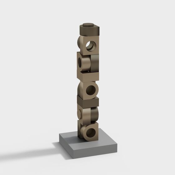 Architectural Block 3D model