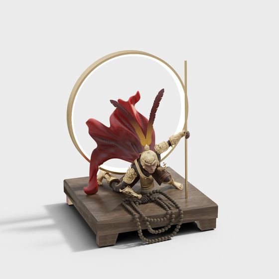 God of War Dance 3D model