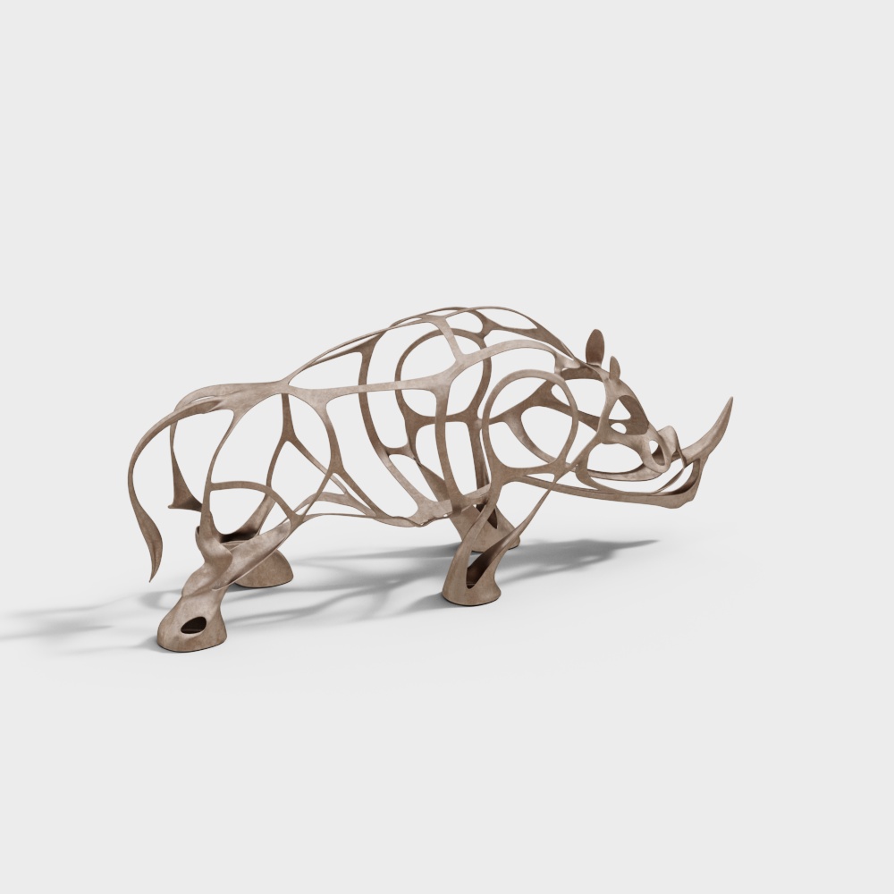 Abstract Rhino 3D model