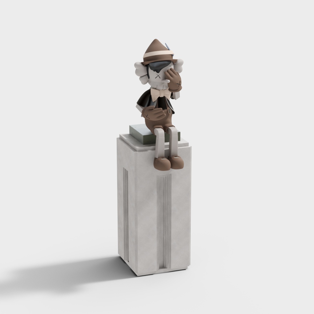 Doll sculpture ornaments