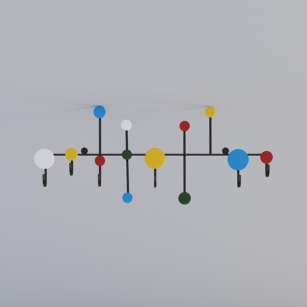 Come Home PIN-Multi Hook-25x57.5x4.5-Multicolor