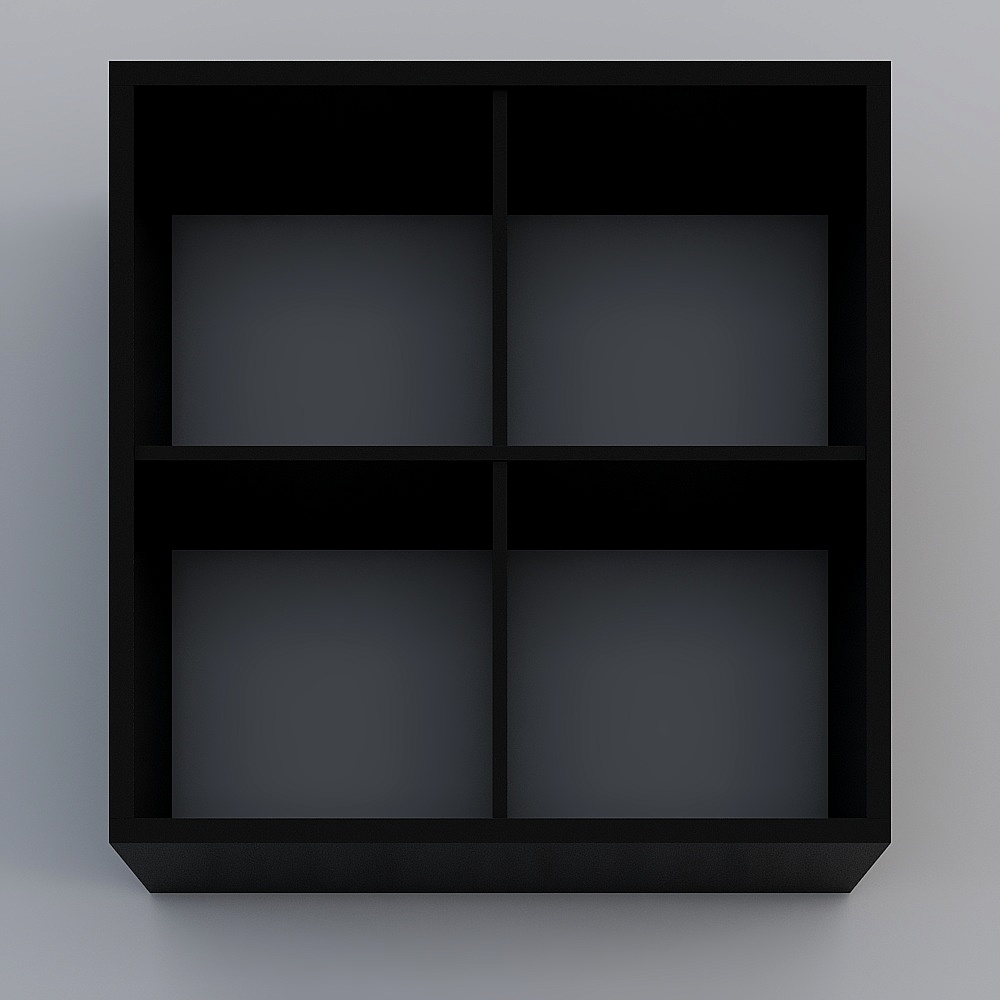 Come Home JERUSALEM-shelving unit-79x35x79-Black