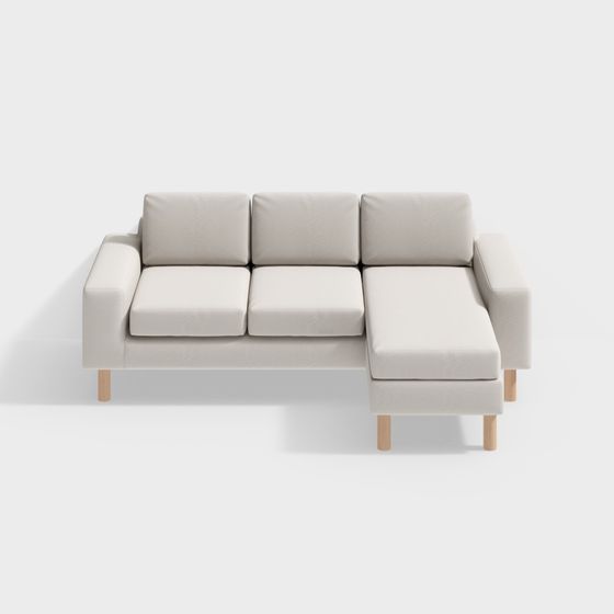 Urban Comfort Sofa 3D model