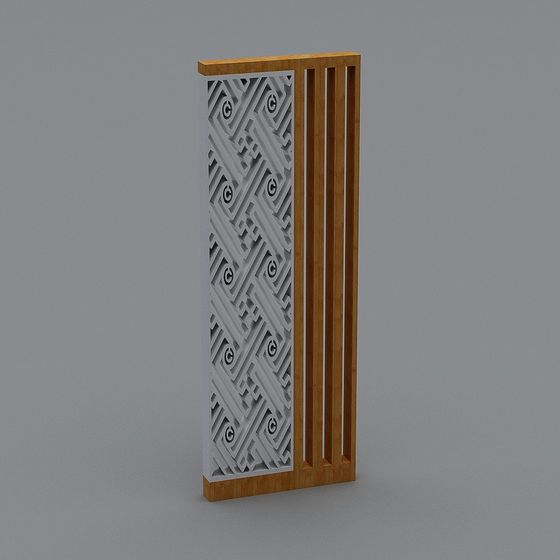 Lattice Panel 3D Model for Modern Design