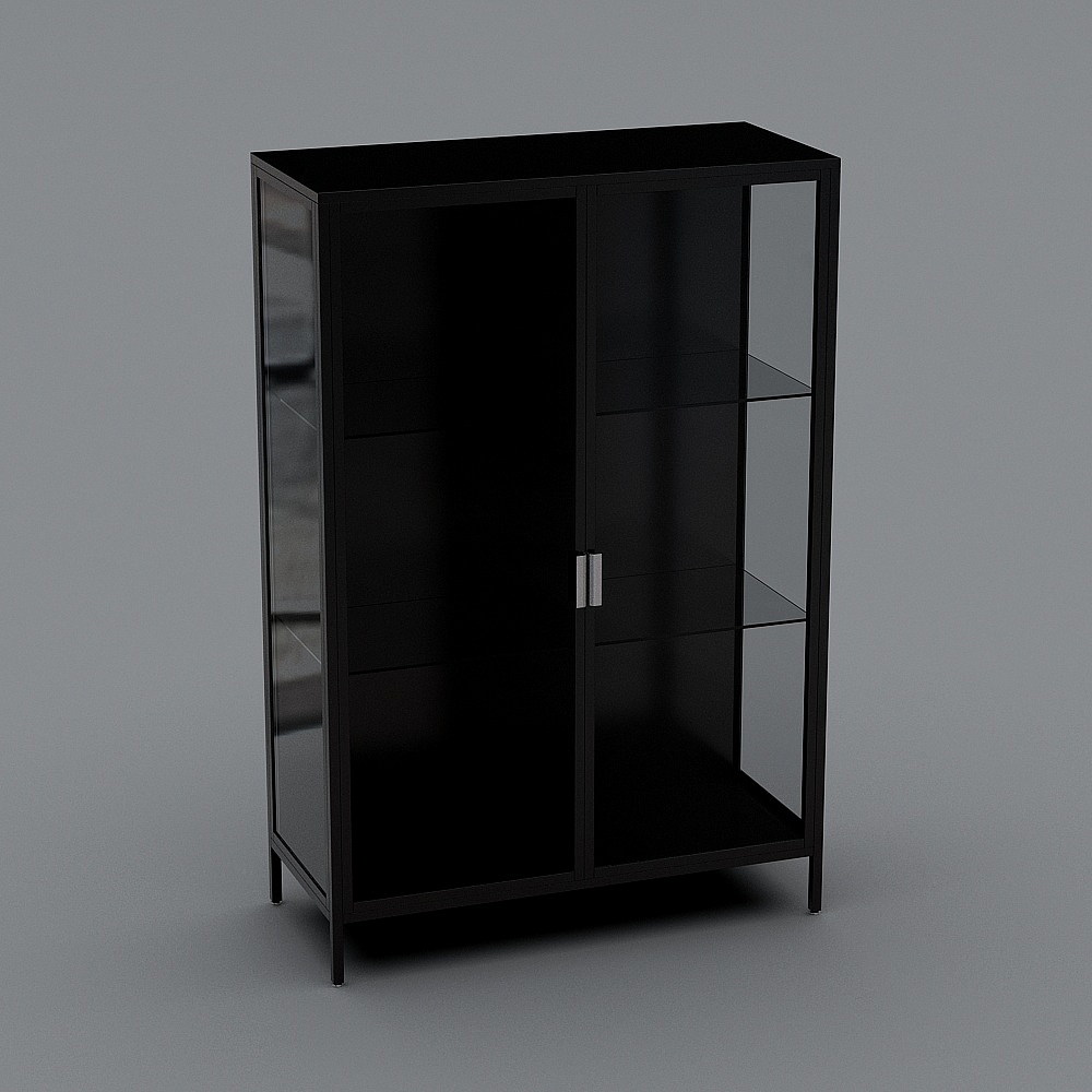 Come Home decorative cabinet 80x35x120 black