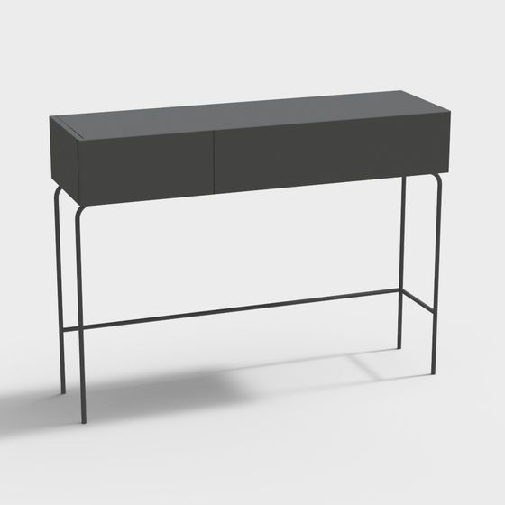Urban Style Console Table 3D model