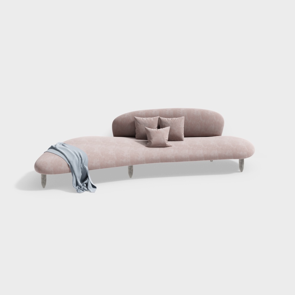 Office fabric multi-person sofa