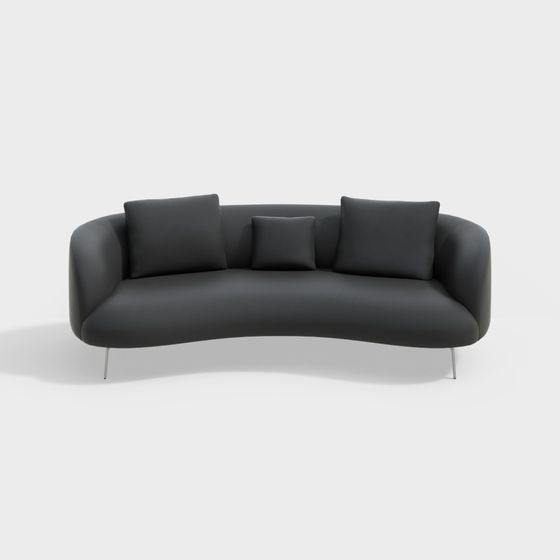 Curve Comfort Sofa 3D model