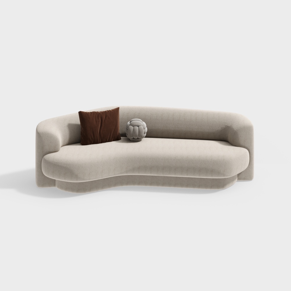 Multi-person sofa in public area