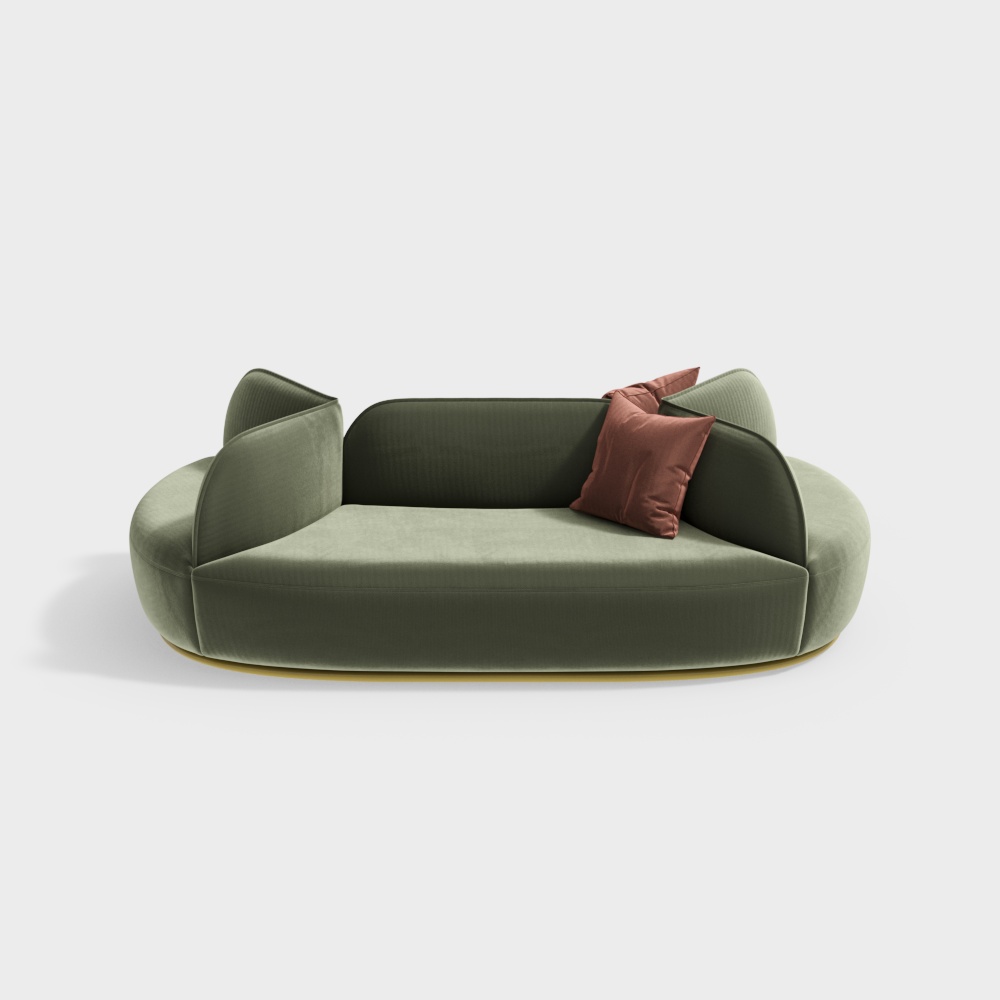 Canapé spécial multi-personnes vert