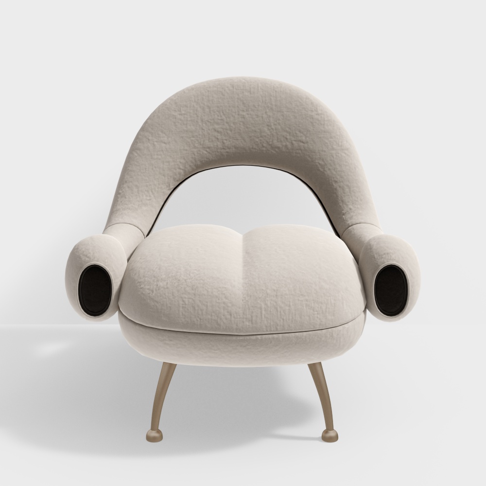 Office leisure single sofa