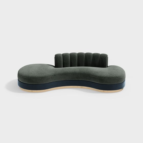 Streamlined Lounge Chair 3D model