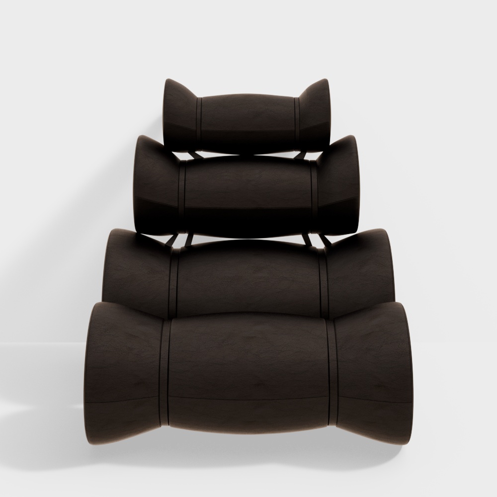 Office special-shaped single sofa