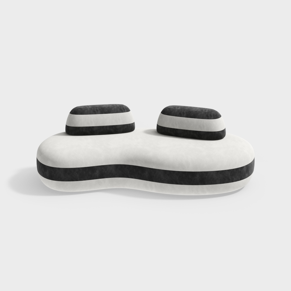 Canapé multiforme pour plusieurs personnes dans la zone de repos