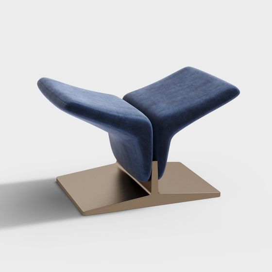 Streamlined Sofa 3D model