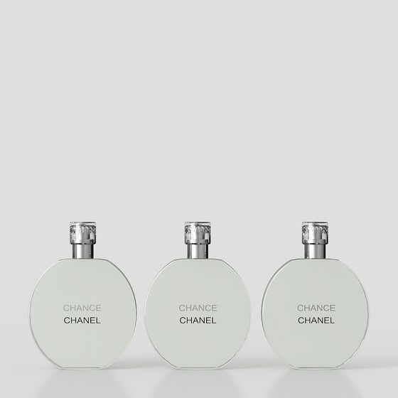 Chance Chanel Perfume Bottle 3D model for Creative Use