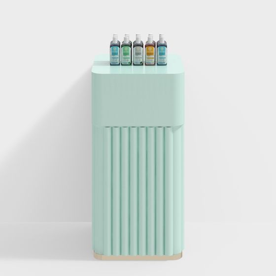 Mint Column Display Stand 3D model