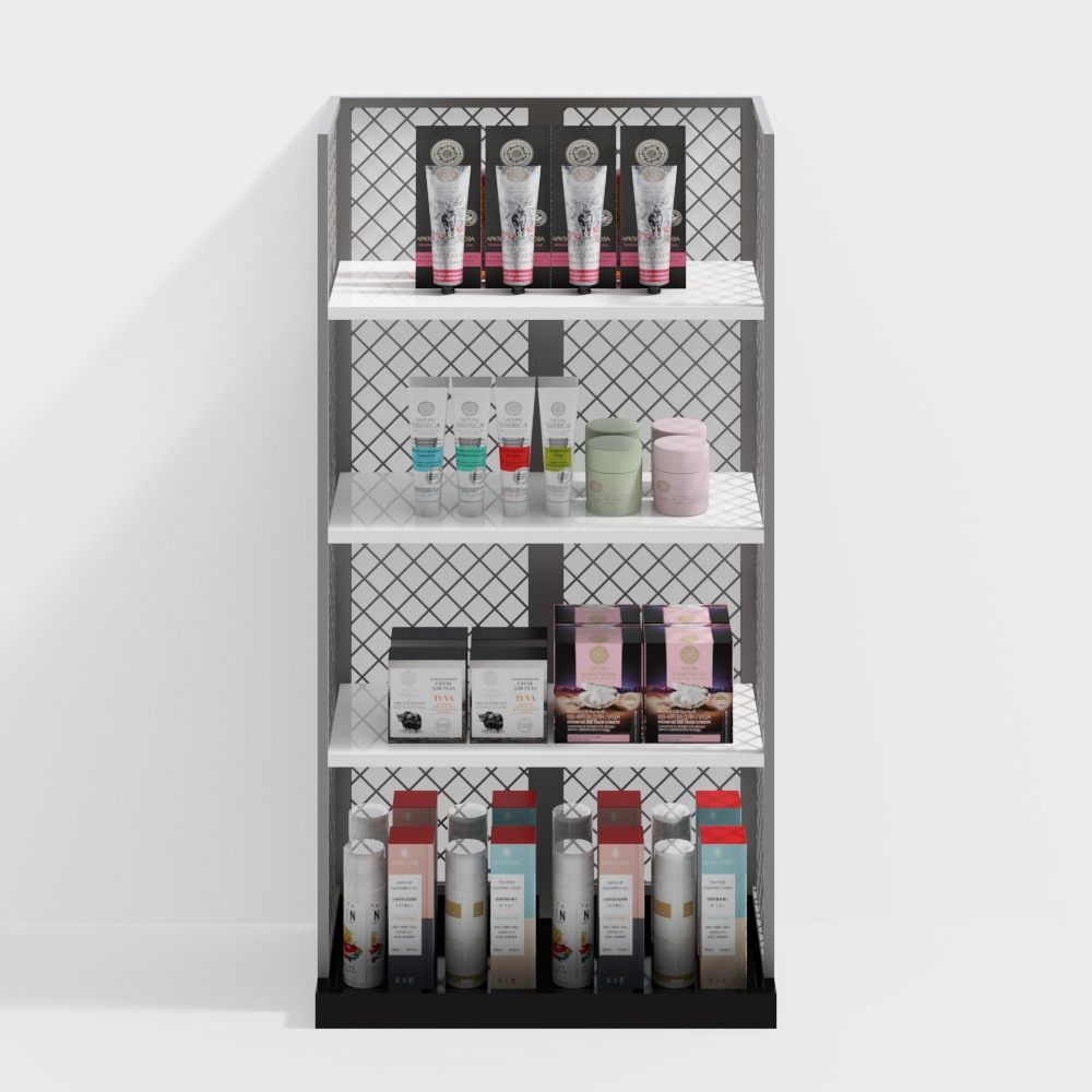 Beauty store display rack