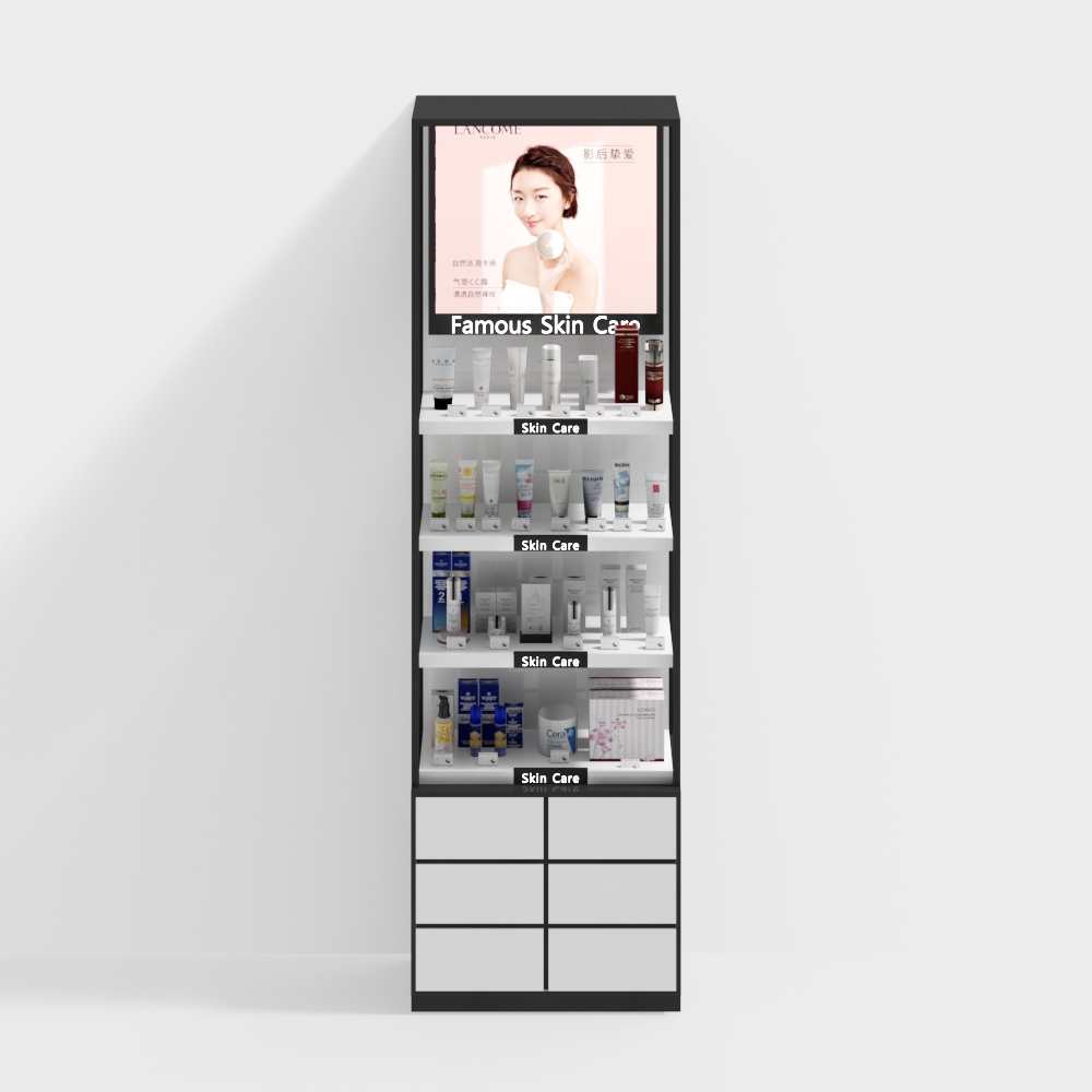 Beauty store showcase