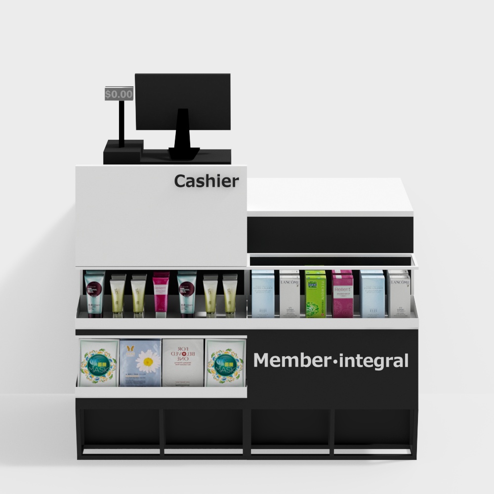 Beauty store cashier