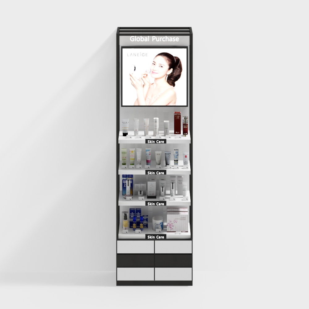 Beauty store display rack