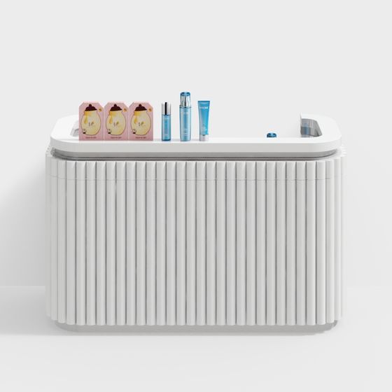 Futuristic Bathroom Cabinet 3D model