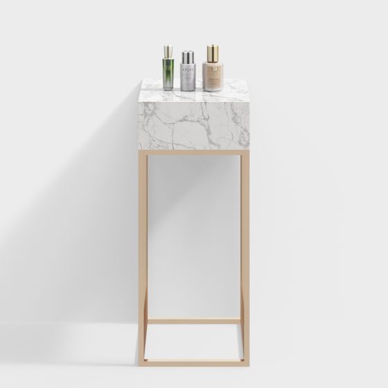 Minimalist Marble Display Stand 3D model