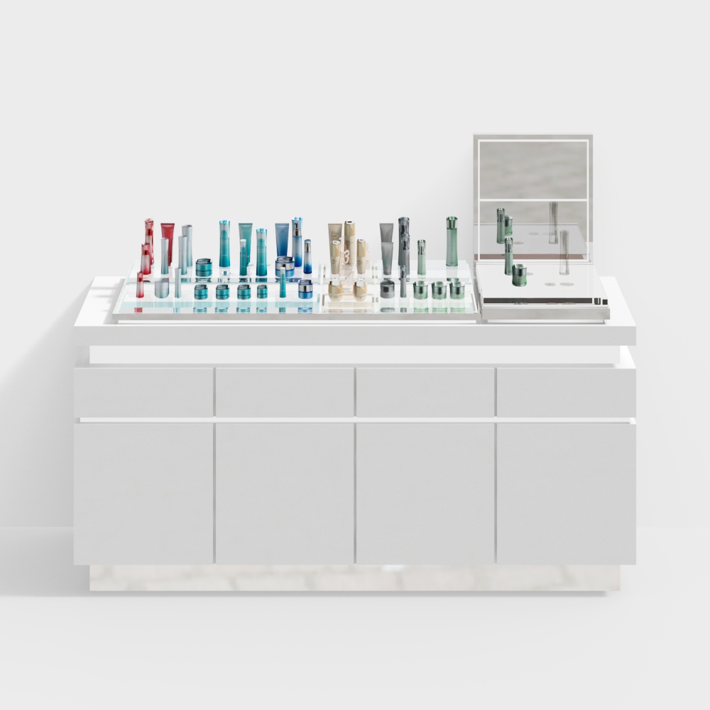 Stand de magasin de beauté