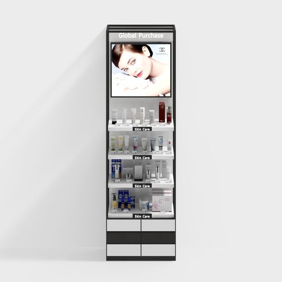 Modern Cosmetic Display Cabinet 3D model
