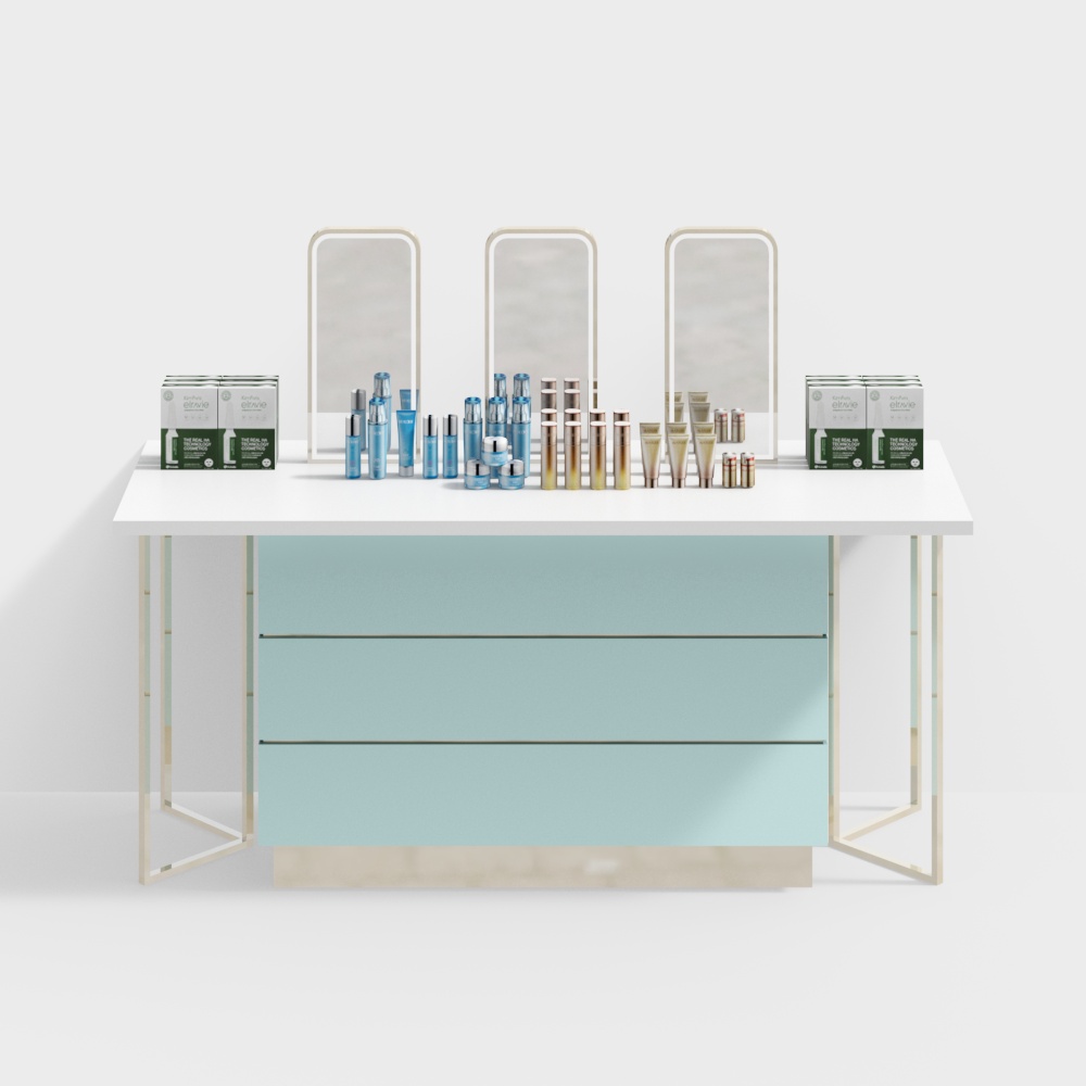 Cosmetics store booth