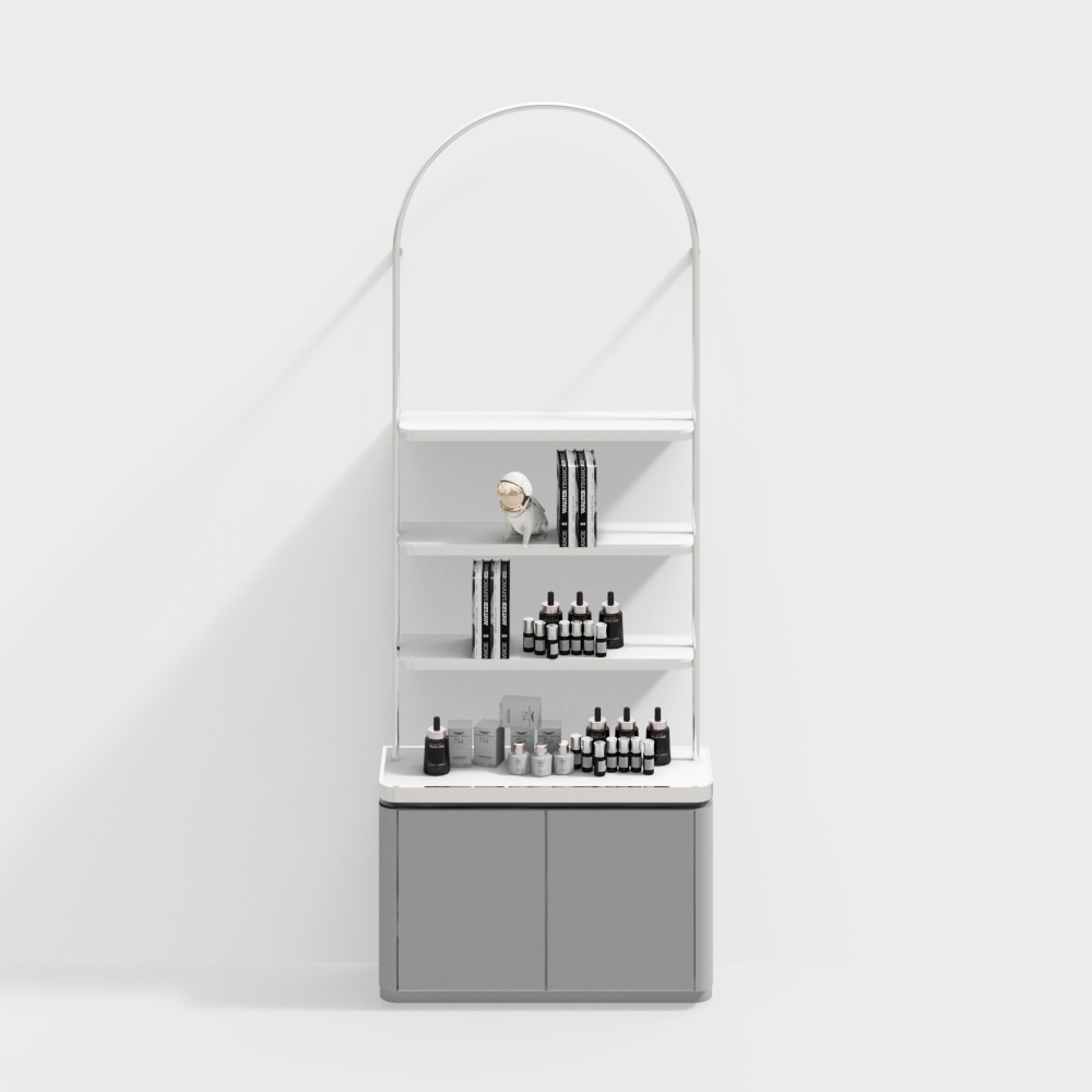 Cosmetics store display rack