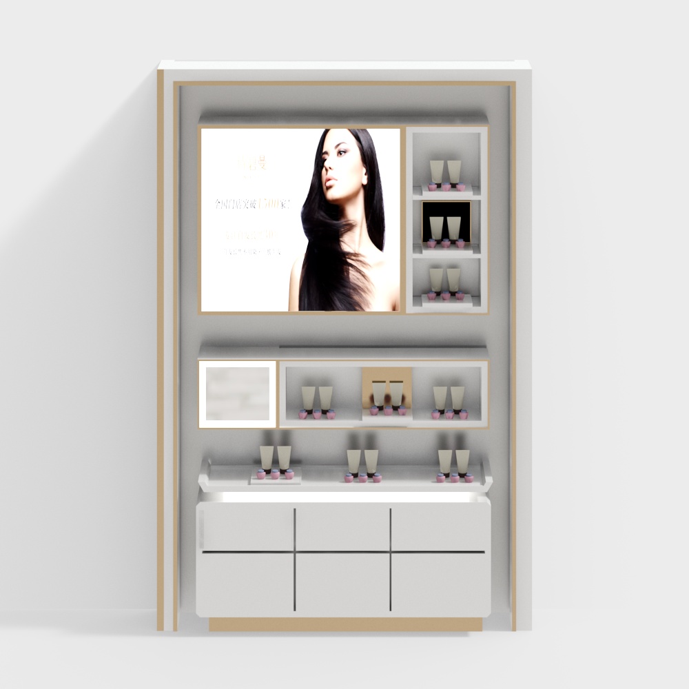 Cosmetic store display cabinet