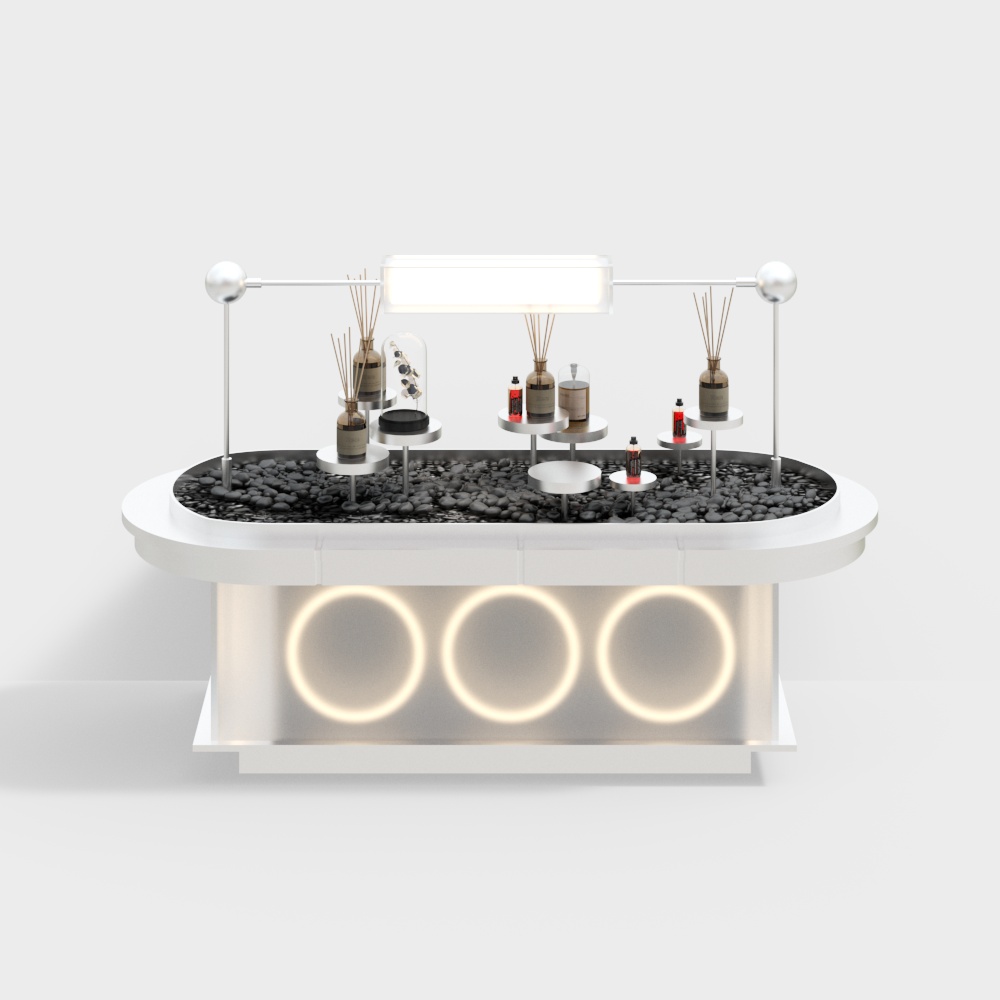 Futuristic Bar Counter 3D model